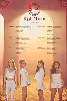 Amazon.com: Mamamoo Red Moon 7th Mini Album CD+84p Booklet+1p