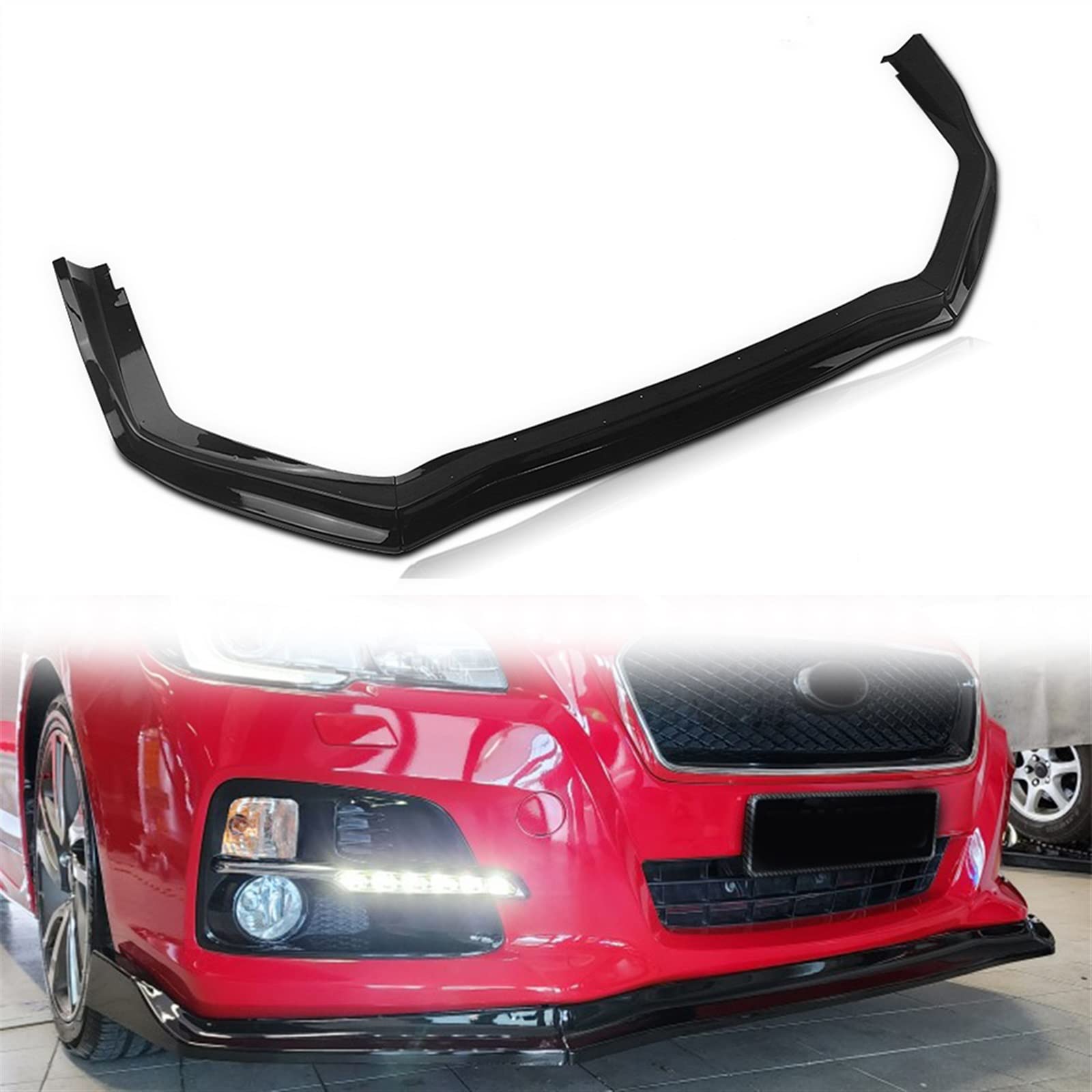 Lèvre de pare-chocs avant Subaru Impreza WRX pour look routier