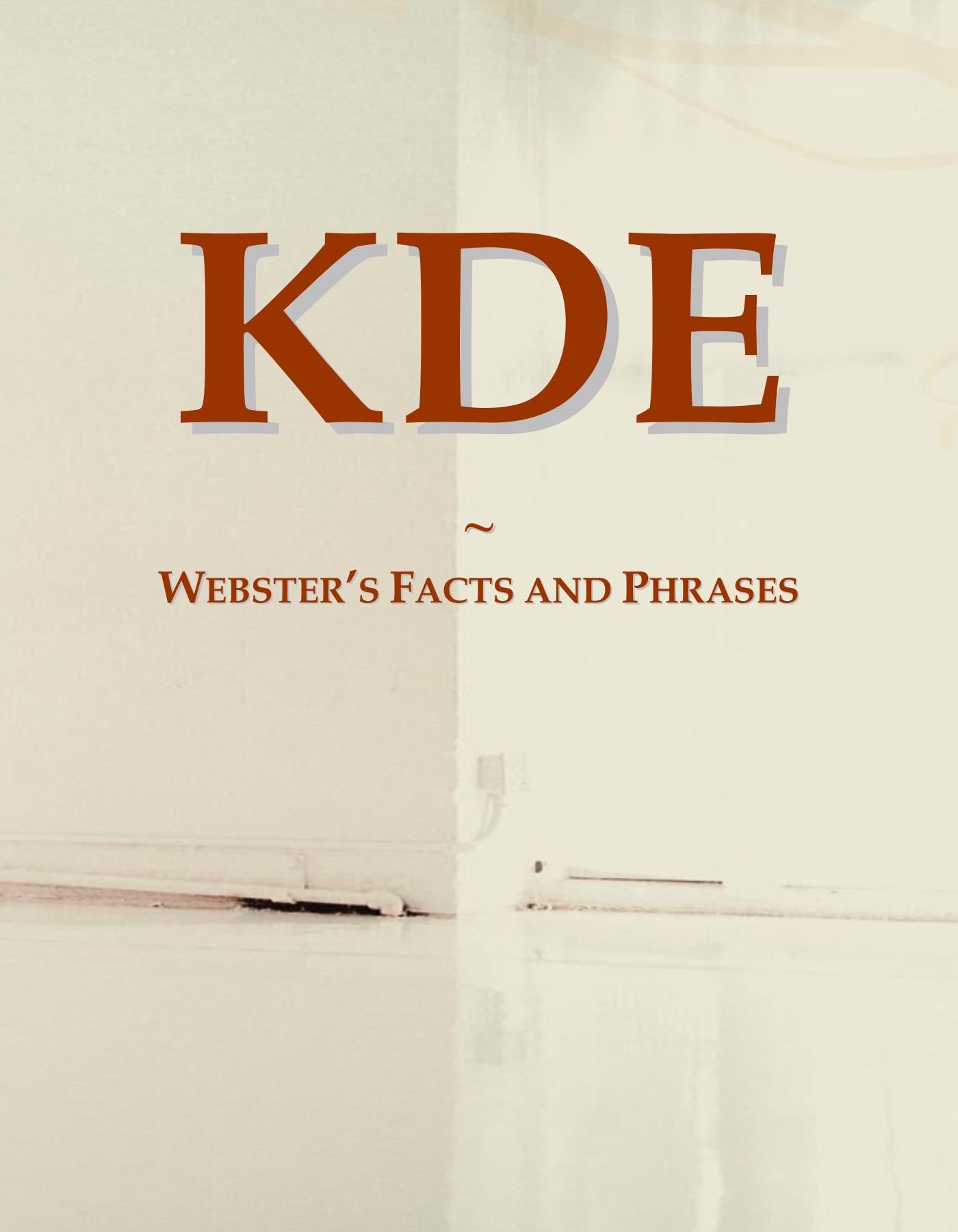 KDE: Webster's Facts and Phrases