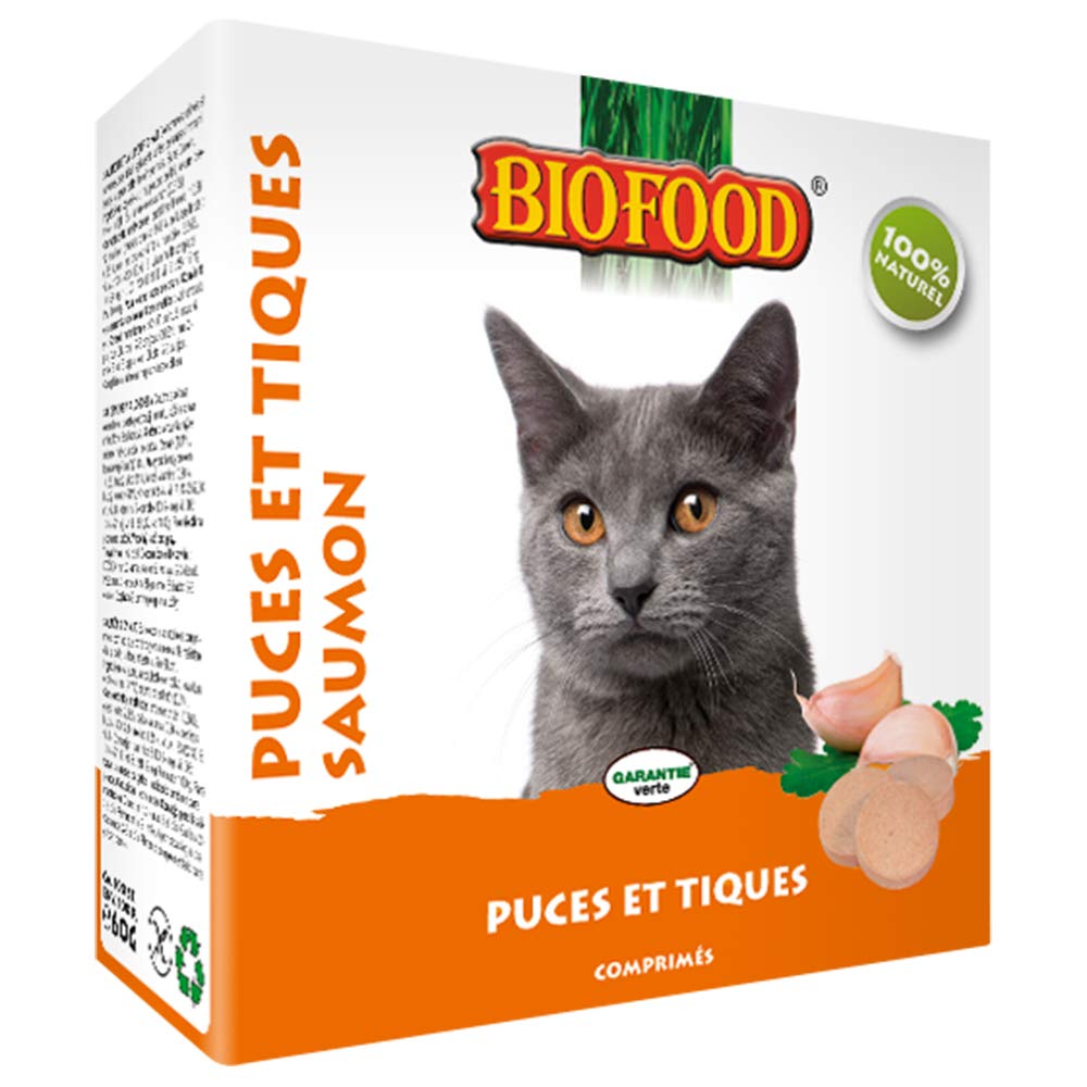 BiofoodCat Garlic Tablets - Salmon