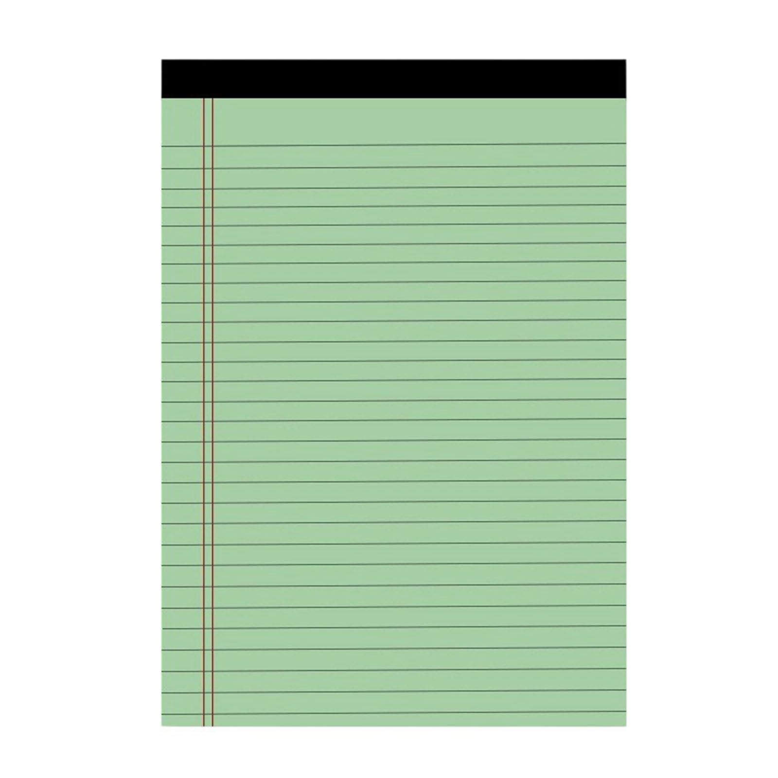 4 blocchi per appunti colorati formato lettera 50 fogli per studenti pianificazione quotidiana professionale formato lettera blocco note forniture blocco note eleganti tearable notebook
