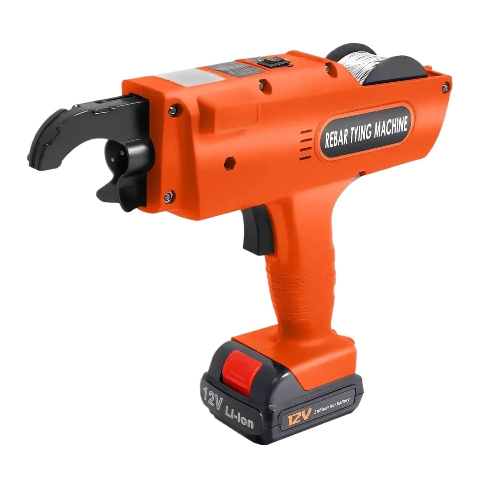 Dispositivo De Unión Refuerzo Automático 8-34 Mm Inalámbrico Con 2 Baterías 4500 MAh, Profesional For Obras Construcción Flejado RáPido