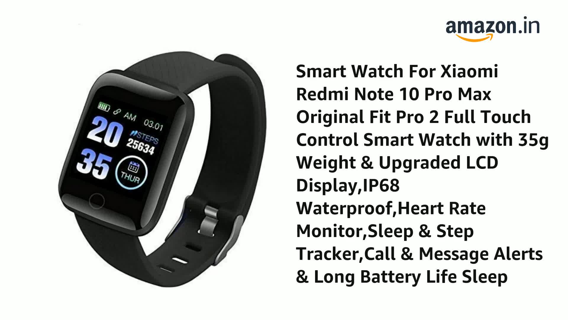 xiaomi redmi note 10 pro smartwatch