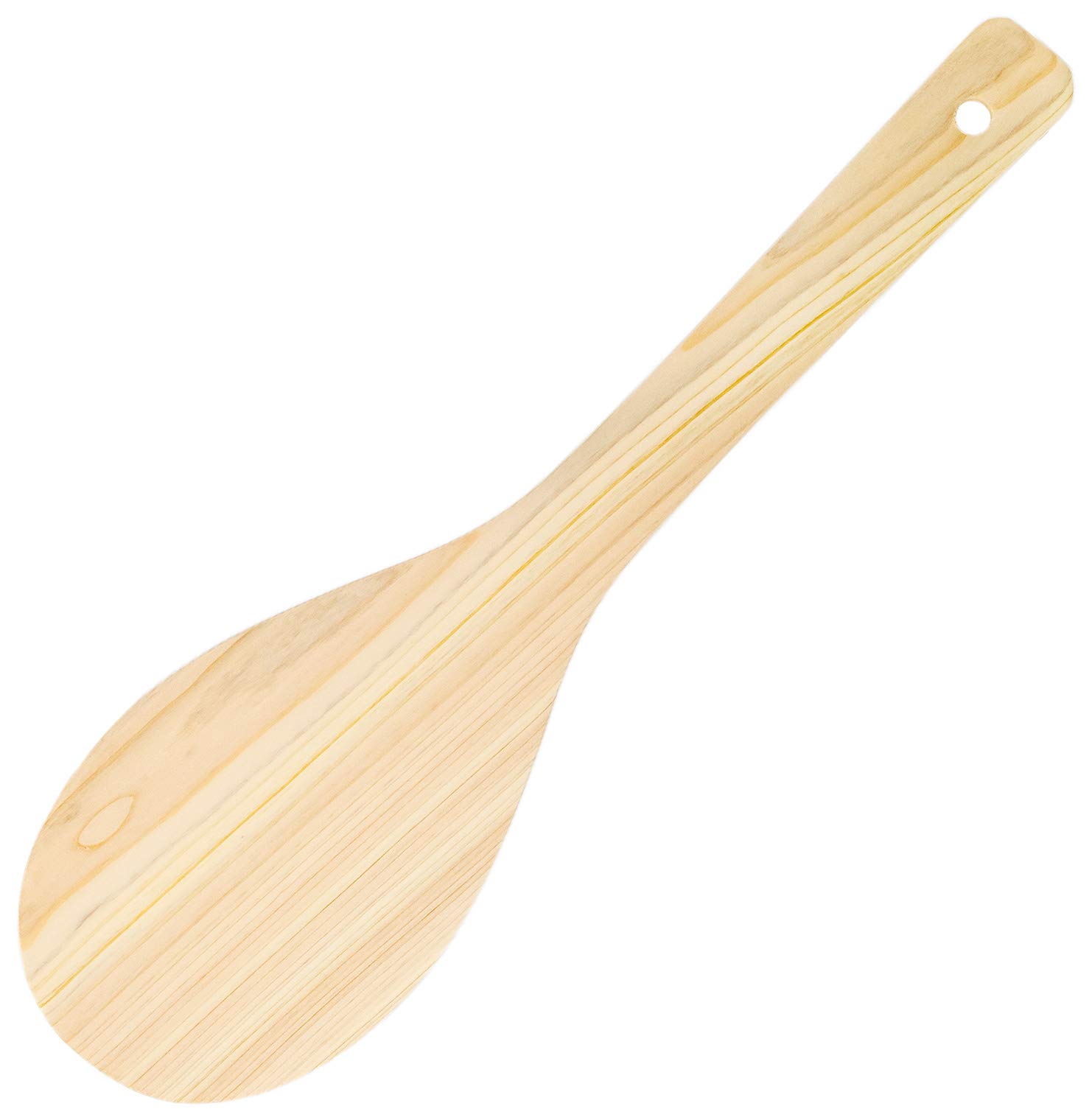Umezawa 223357 Wooden Hinoki Rice Paddle, 13.8 inches (35 cm), Made in Japan : Home & Kitchen