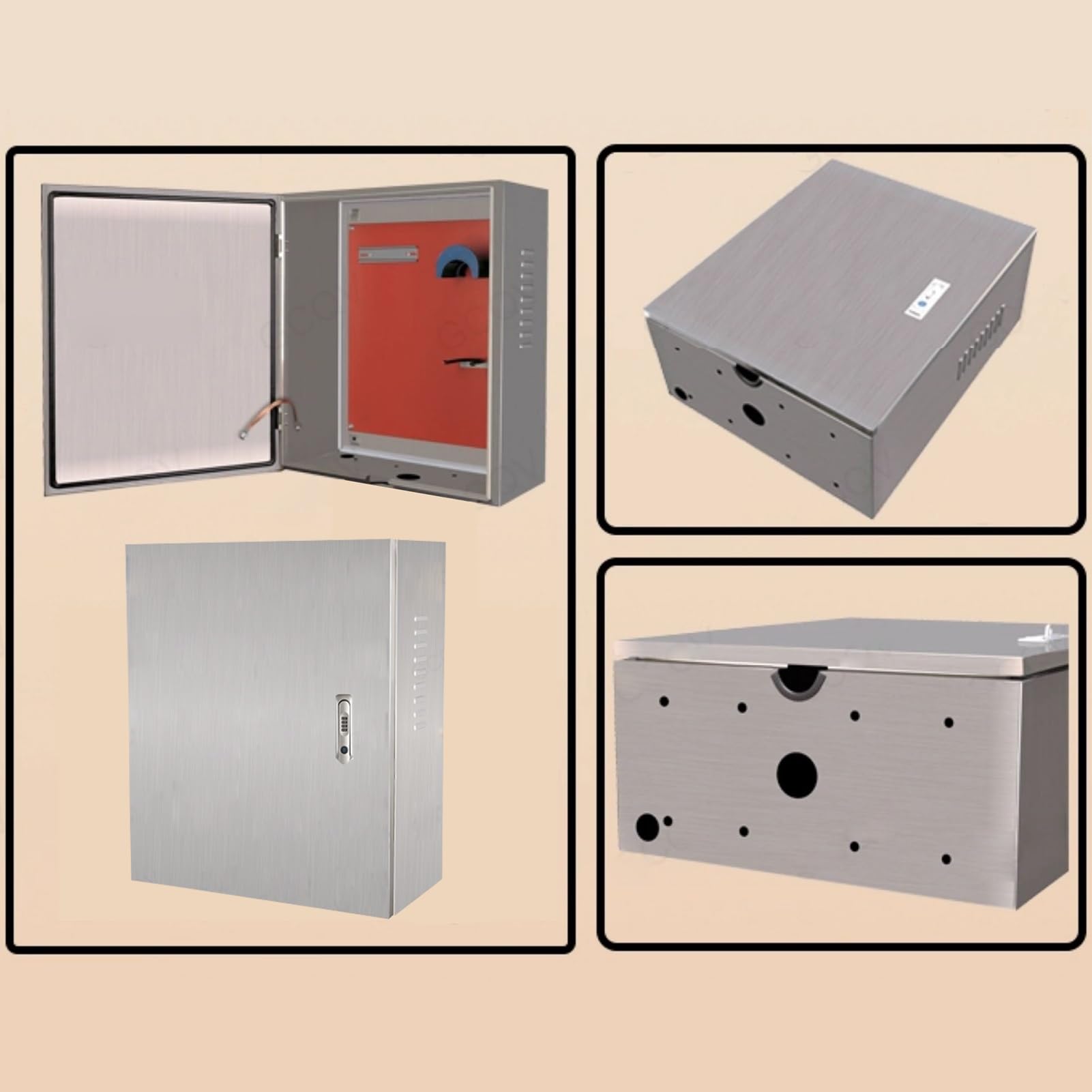 Schutzbox für EV Charger, Wallbox mit Digitalem Sicherheitsschloss, Gehäuse für Elektrofahrzeug Ladegeräte im Außenbereich, Universelle Abdeckung(50x25x70CM/20x10x28IN)