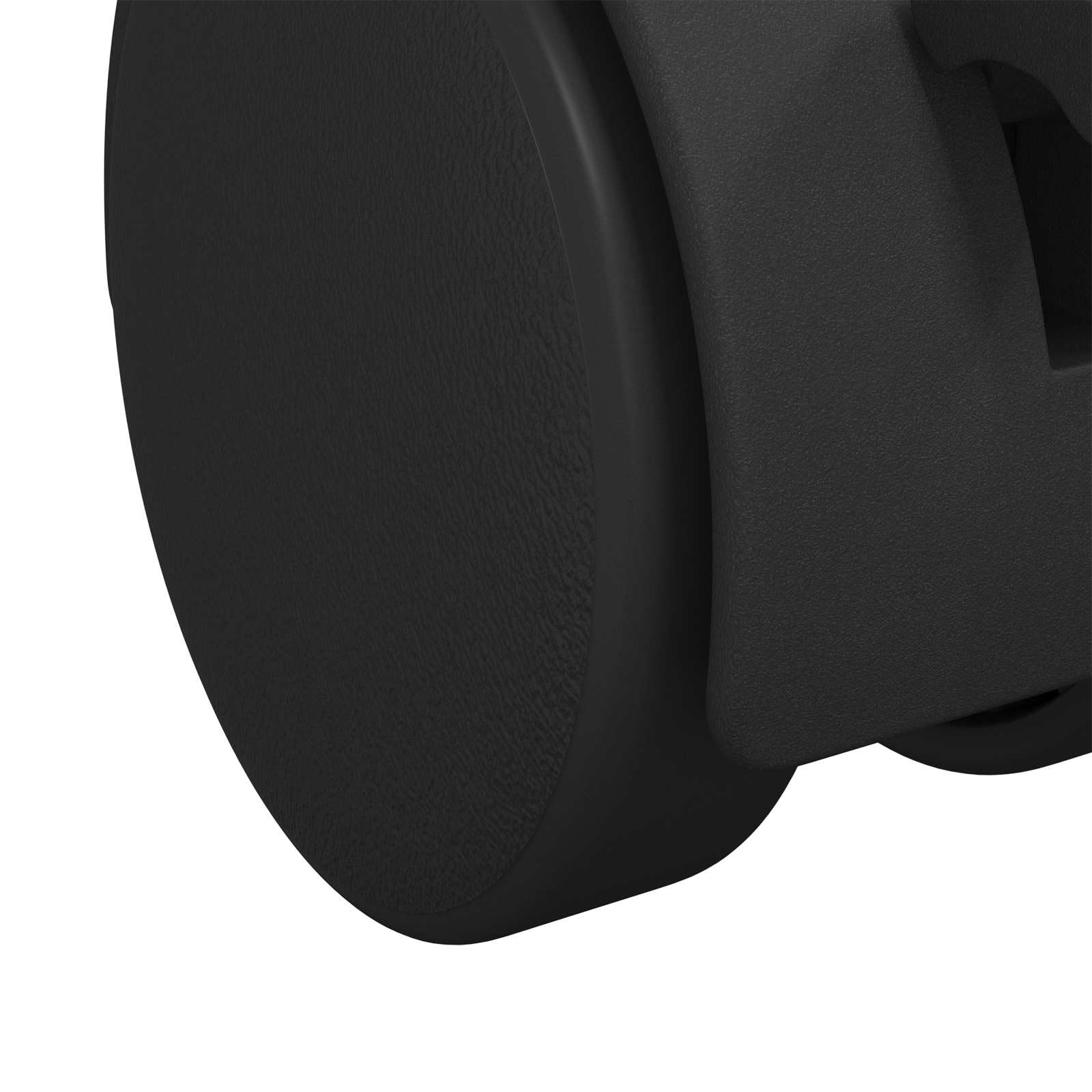 12 ruedas giratorias negras 39,5 x 39,5 x 37,8 mm de hierro y polipropileno, no dañan el suelo, silenciosas, giratorias, para muebles, carros de taller, palés y carros de transporte