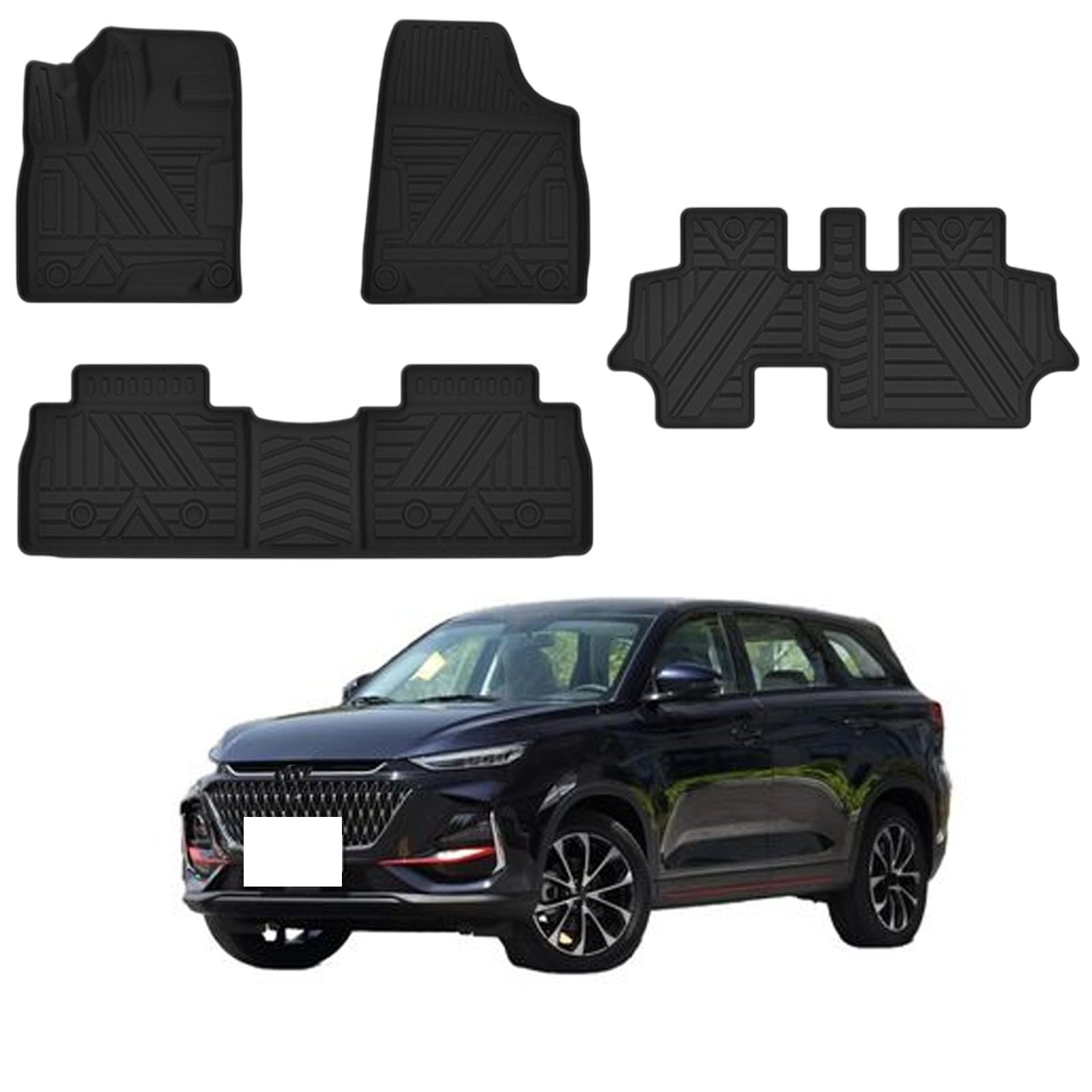 PAPEP Floor Mats for Trumpchi GS8 7-seater 2017-2021 RHD