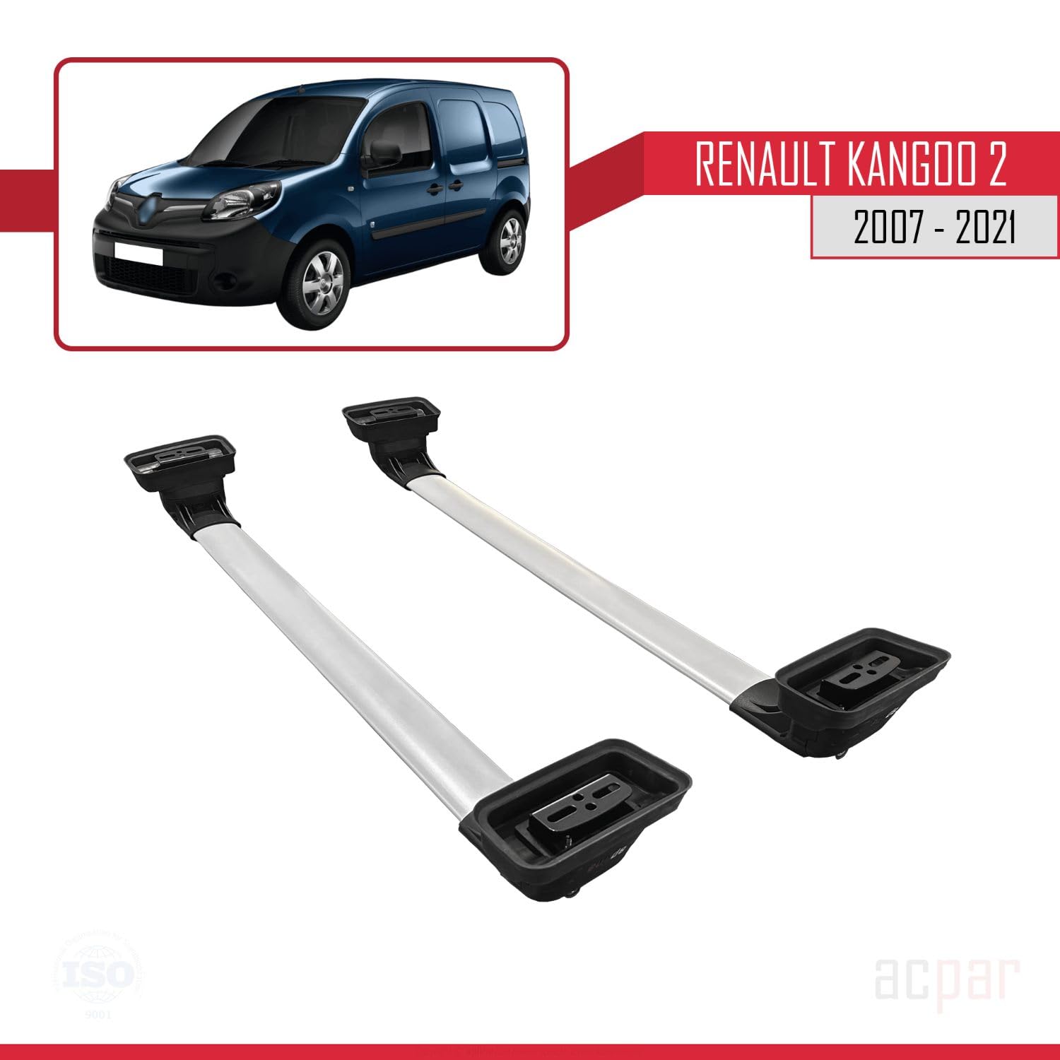Barre portapacchi universale portatutto auto rail alto Sime 2 130