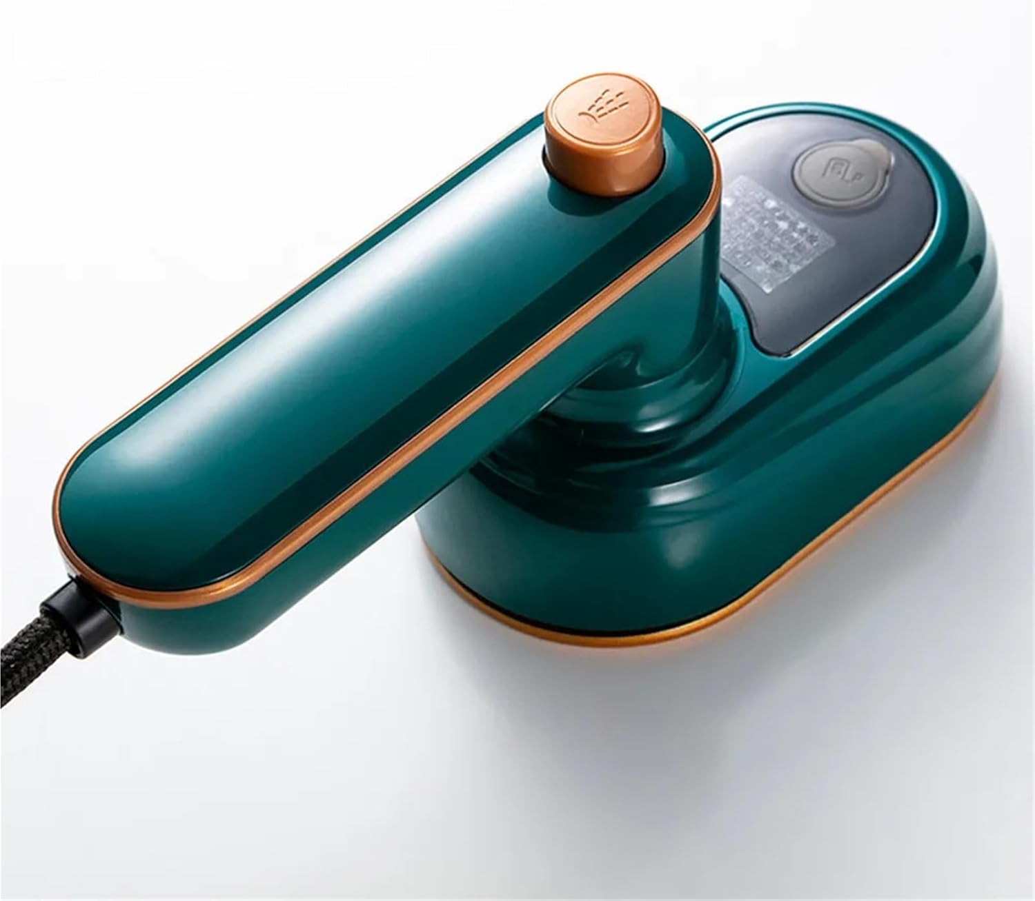 Handheld Garment Steamer & Steam Iron – Portable Wet/Dry Ironing Machine for Home & Travel, Fast Wrinkle Removal for Clothes, Curtains, Upholstery(Green,EU)