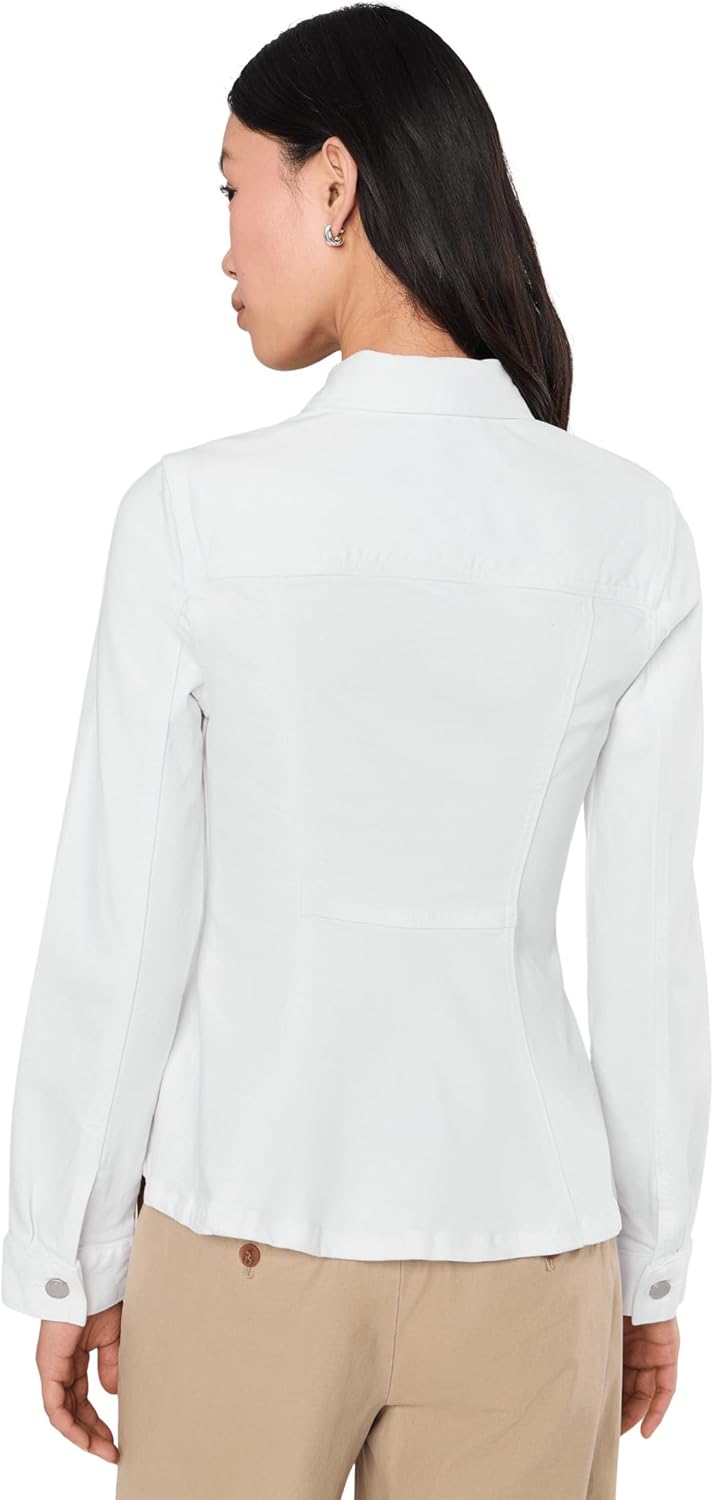 Liverpool womens Fit and Flare Denim Trucker Jacket - Image 4