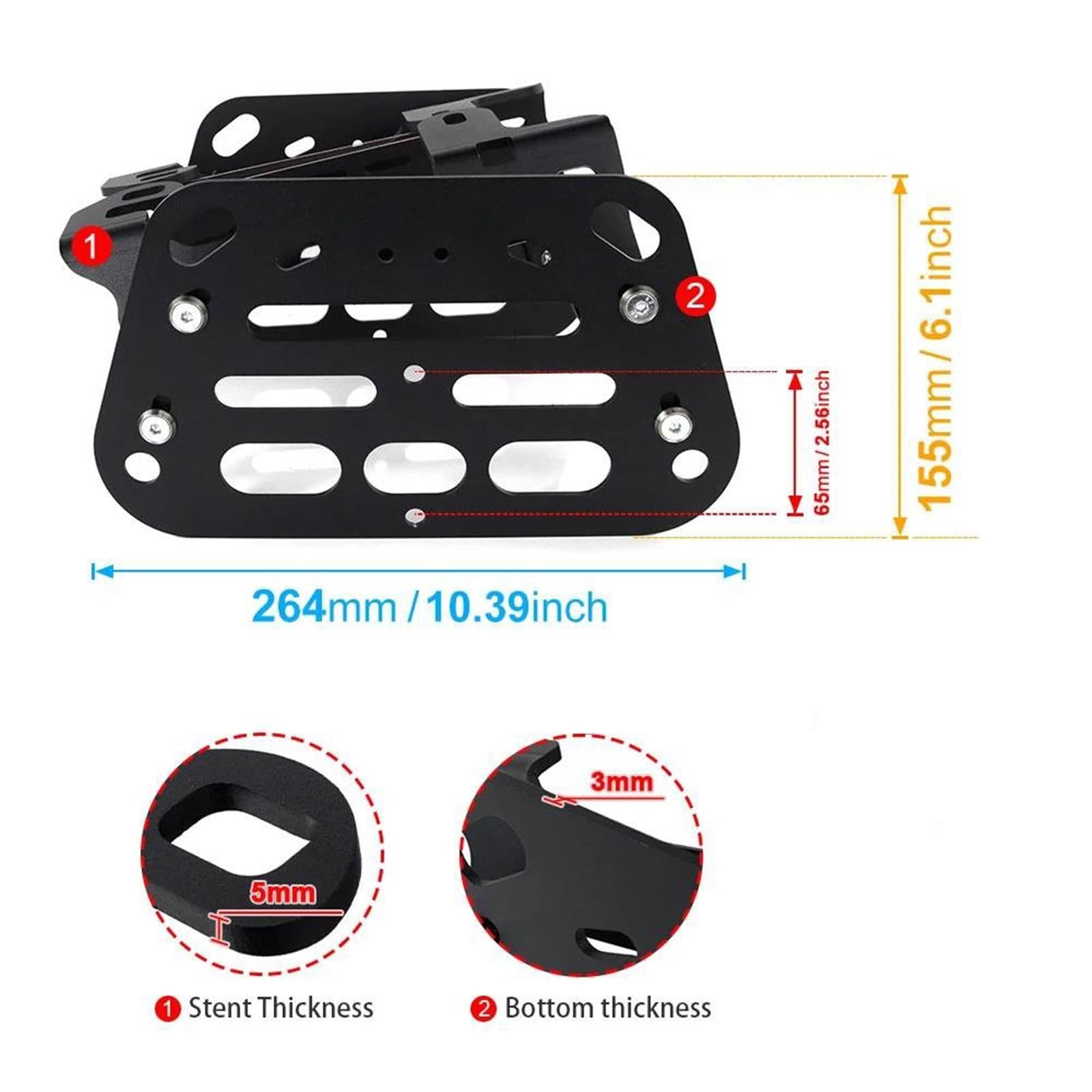 Seitengepäckträger Für NC 700 X 2012 2013 750 X/DCT 2014-2025 Motorrad-Satteltaschen-Stützstangenhalterung