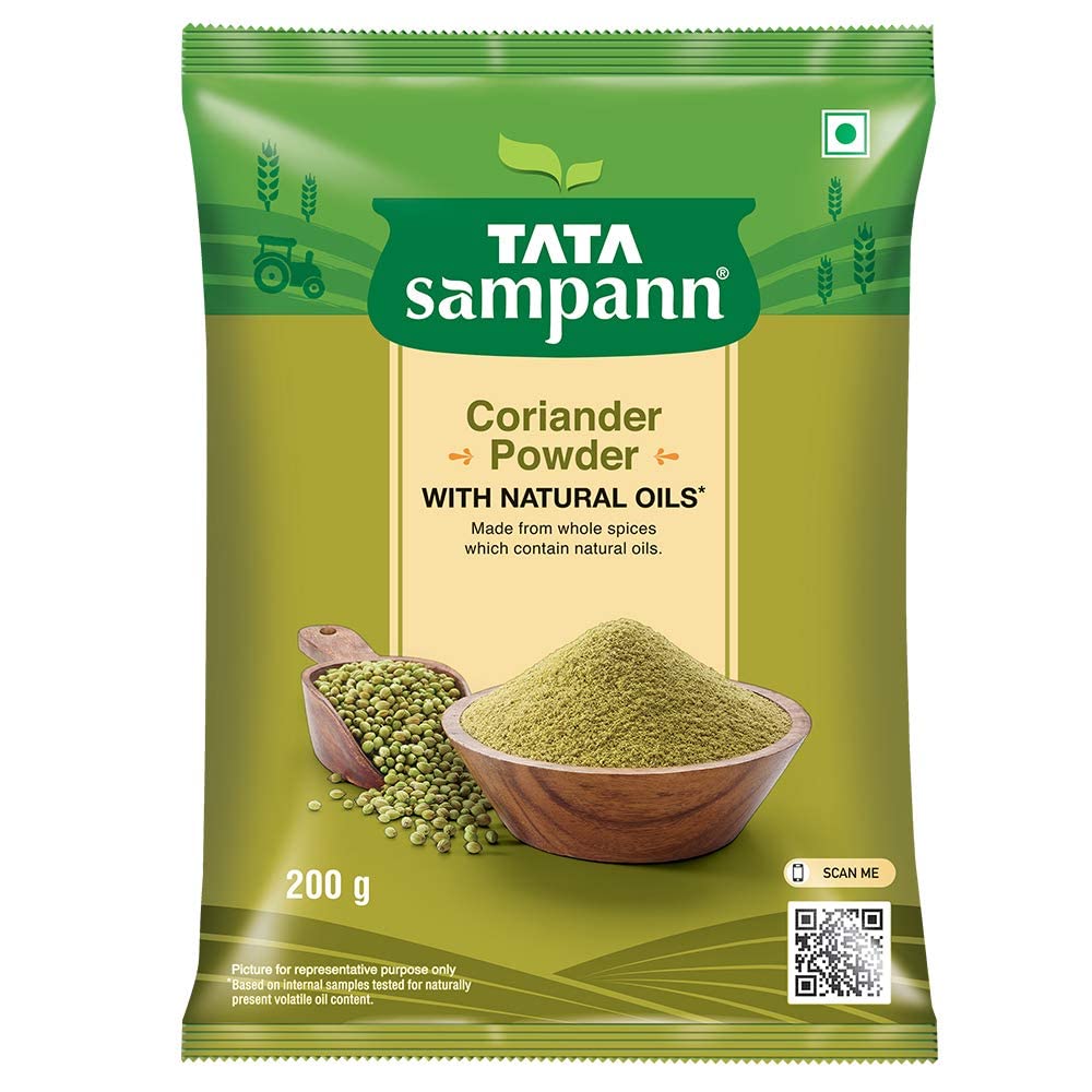 Tata Sampann Coriander Powder, 200 gm Cilantro Box