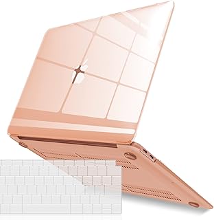 iBenzer Compatible with New MacBook Air 13 inch Case 2022 2021 2020 M1 A2337 A2179 A1932, Plastic Hard Shell Case with Keyboard Cover for Mac Air with Touch ID, Crystal Clear, CA-AT13-CYCL+1