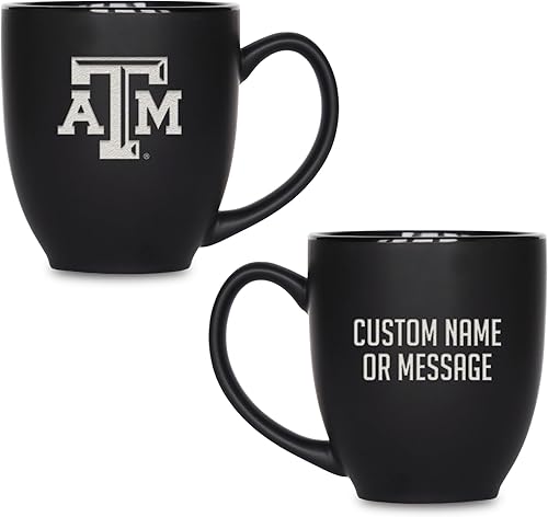 Miniatura 47 de Rico Industries NCAA Primary - Taza personalizada de 15 onzas, color negro mate, para bebidas calientes o frías Nebraska Cornhuskers