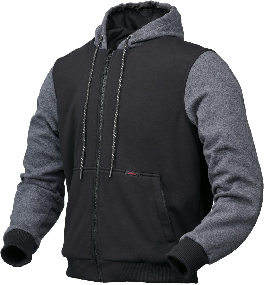 Sweat à capuche de moto Modeka Jamey protège du vent et des chutes sans rigidité
