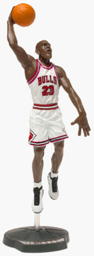 Michael Jordan Maximum Air Championship series figure with collectible card