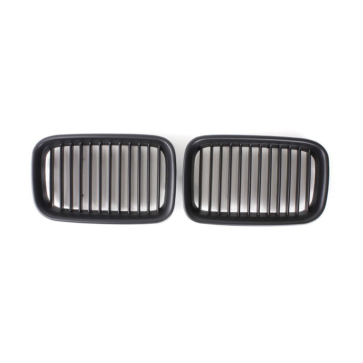 Lot de 2 calandres de pare-chocs avant E36 92-96 Noir mat