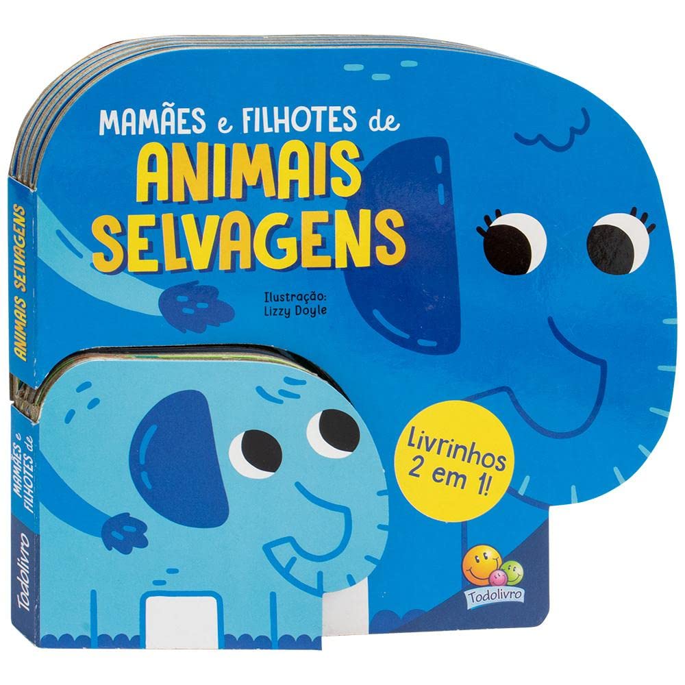 LIVRINHOS 2 EM 1! ANIMAIS SELVAGENS