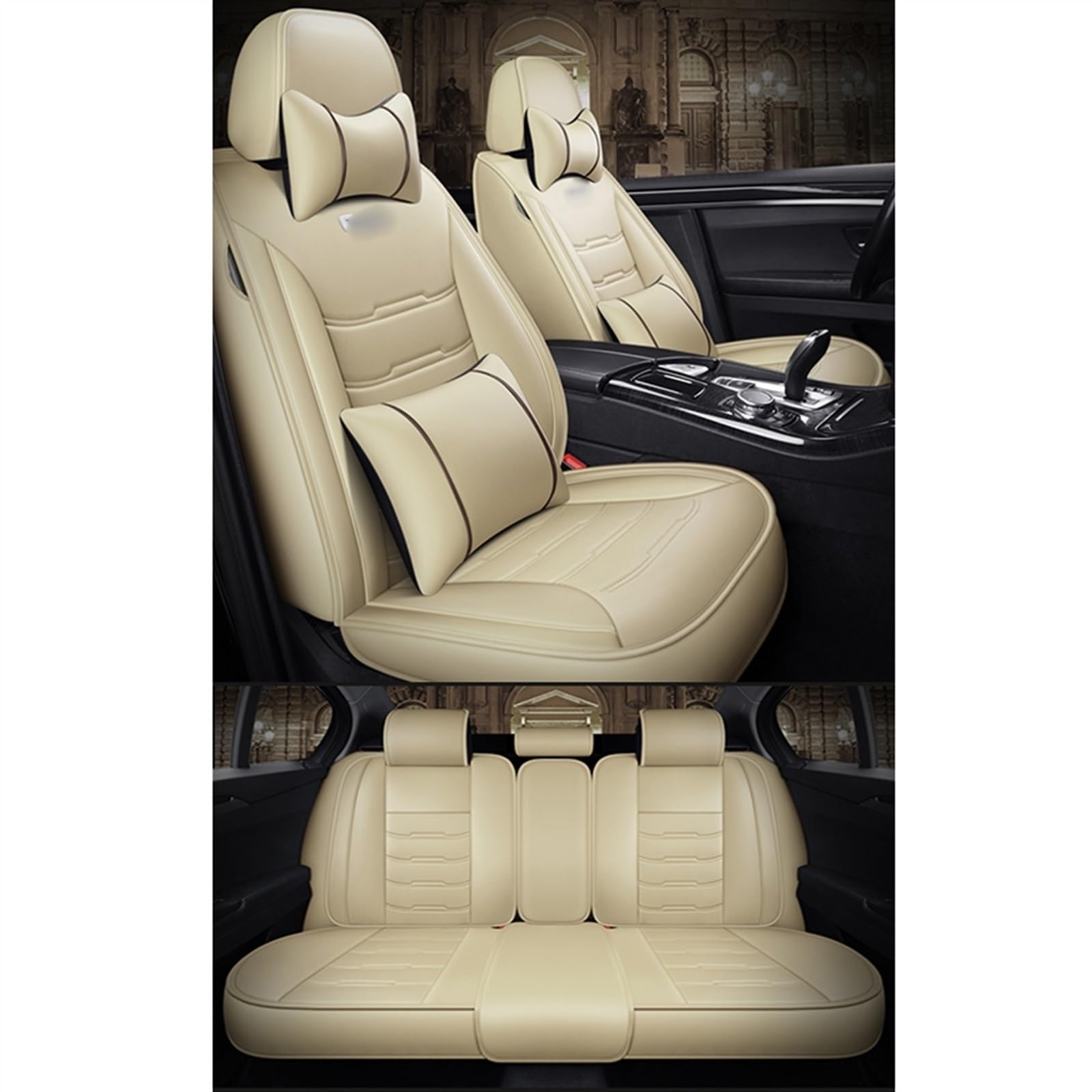 NOHEEU Car Seat Cover For Lincoln MKZ MKC MKX MKT Navigator Aviator Automotive Cushion Accessories Accessories