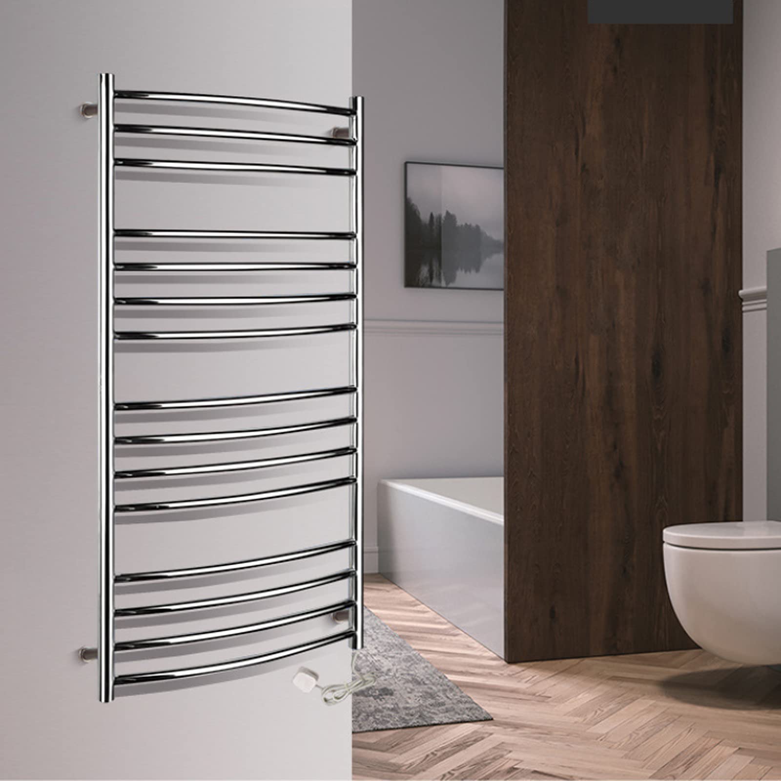 【user_34db7719】バスタオルウォーマー Amazon.co.jp: バスルーム用電気タオルウォーマー、15バー壁掛け加熱