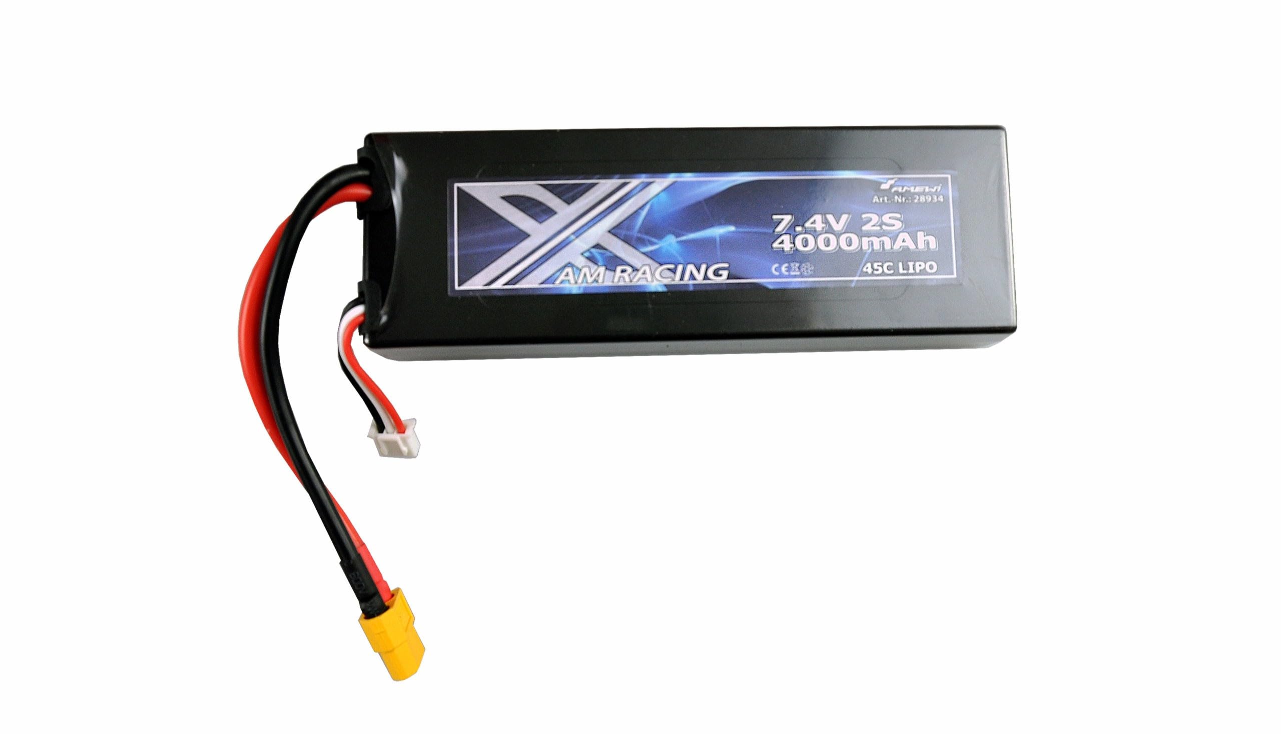 Amazon.co.jp: Amewi リポバッテリー 2S 7.4V 4000mAh 45C ハード