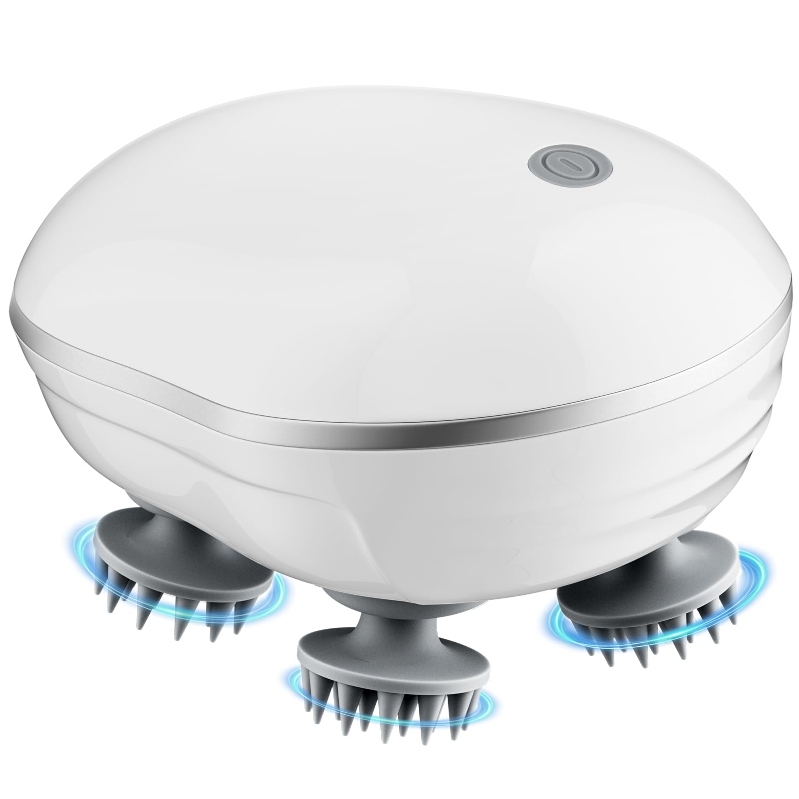 mountrax 5-1 in Electric Scalp Massager, Head Massager Scalp with 4 Removable Massage Claws, Rechargeable Waterproof Handheld Head Massage Scalp for Full-Body Massage, Deep Clean and Stress Relax