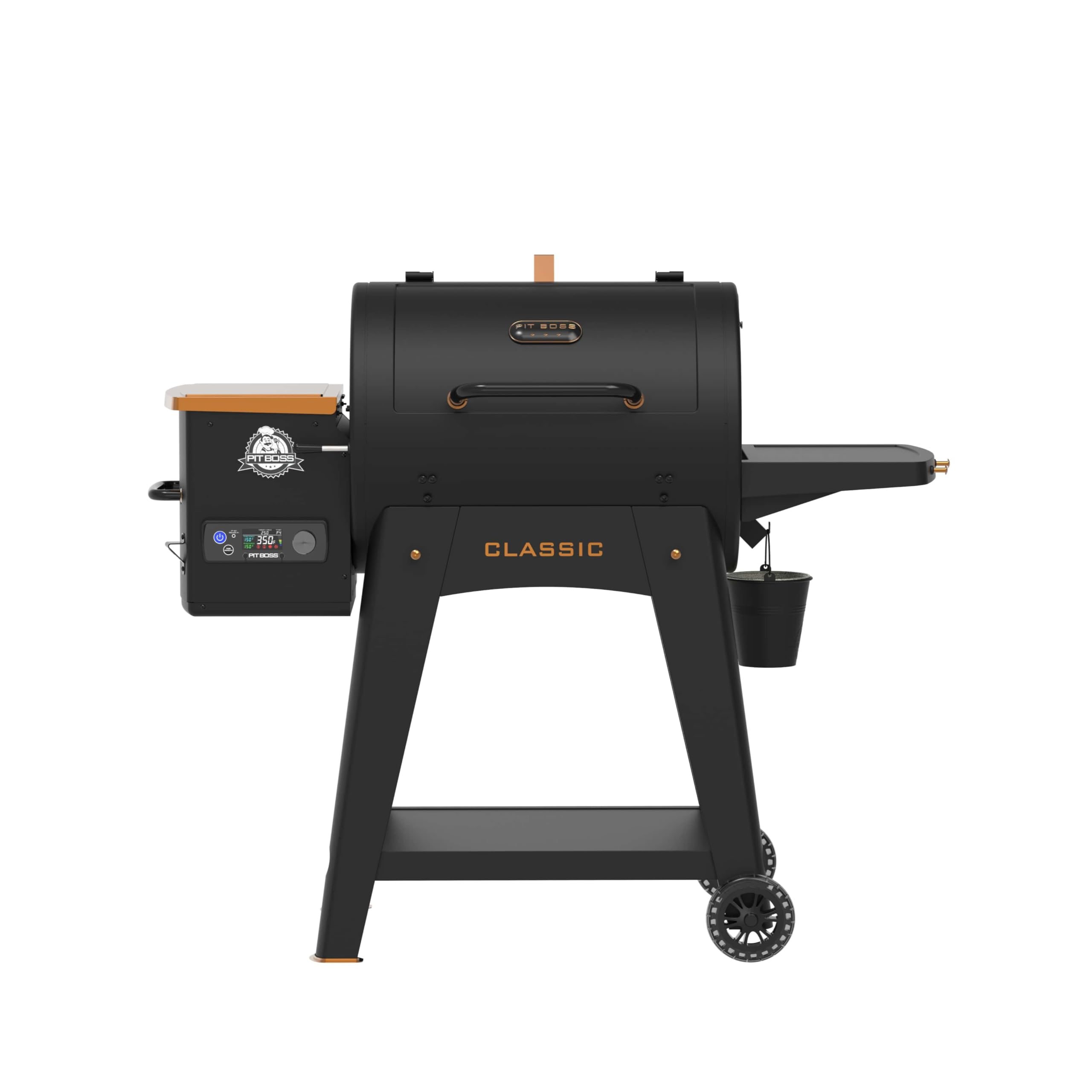 PIT BOSS Pellet Grill Classic Onyx Edition, Wood Pellet Smoker, 4769 cm² Cooking Area, BBQ, Direct Grilling, Black