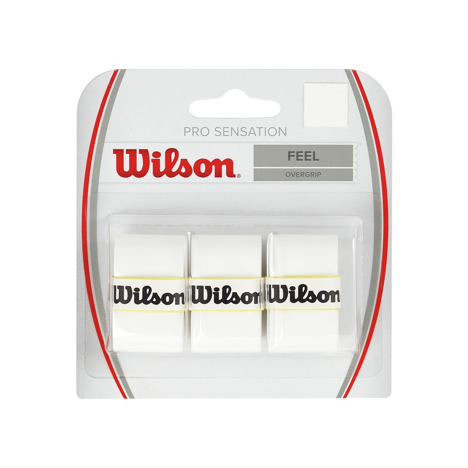 WILSON Sensation Pro Tennis Racquet Over Grip, White