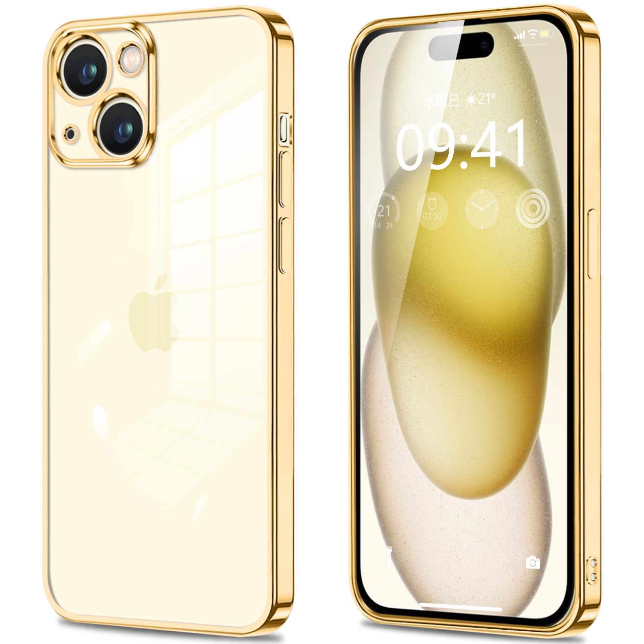 Amazon.co.jp: iPhone15 Plus 用 ケース クリア 透明 スマホケース 