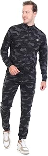 BLUE STAR SHARK Men's Athletic Gym Running Sports Tracksuit | Regular Fit Sportswear | Nylon Zip Closure | Stand Collar Design | 2 Side Zipper Pockets | Comfortable & Stylish Track Suit for Men-picture-10