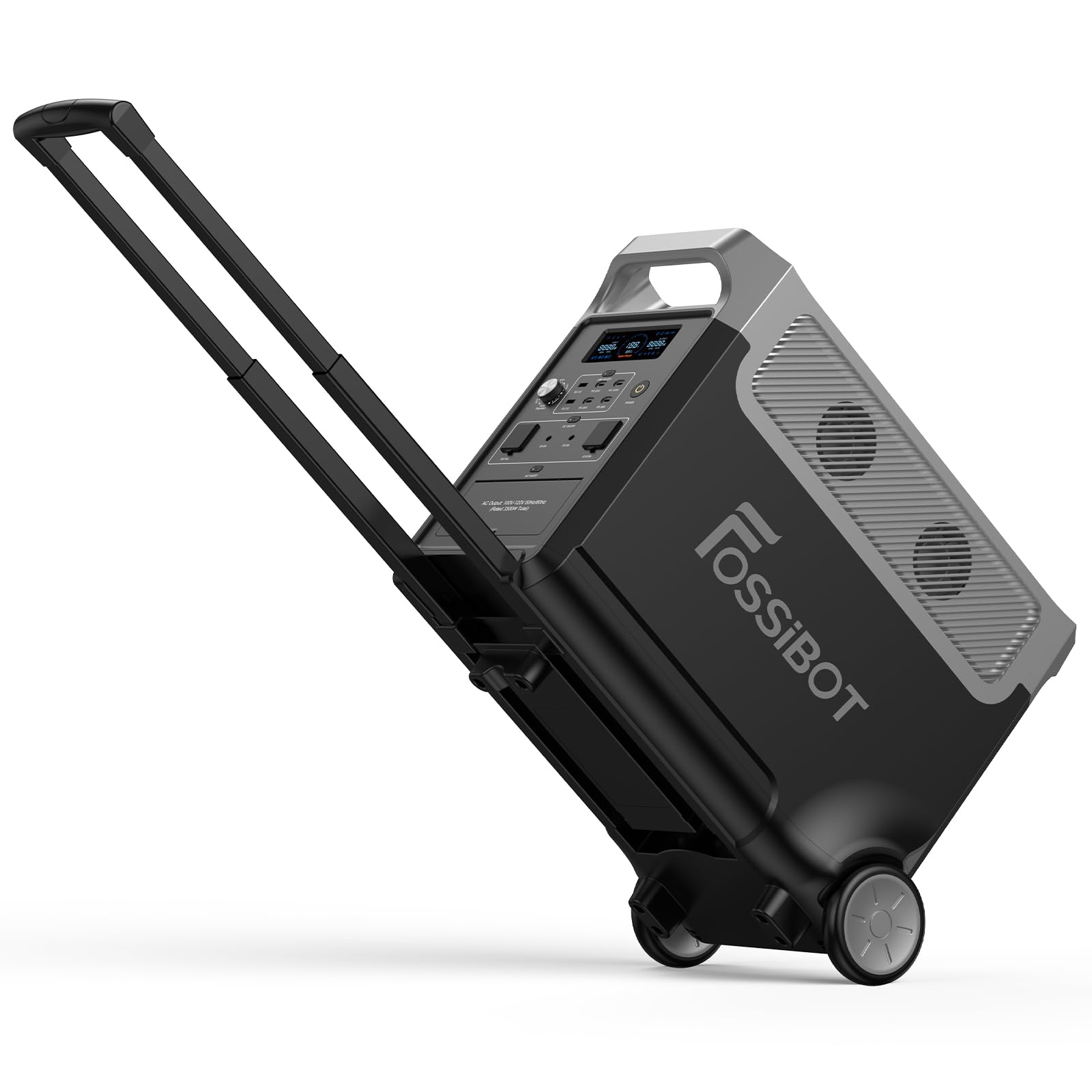 FOSSiBOT F3600 Pro Centrale Elettrica Portatile Uscità CA da 3600W, 3840 Wh batteria LFP Durata di servizio di 15 anni, espandibile 3,8 – 11,5 KWh, Power station generatore solare per casa campeggio
