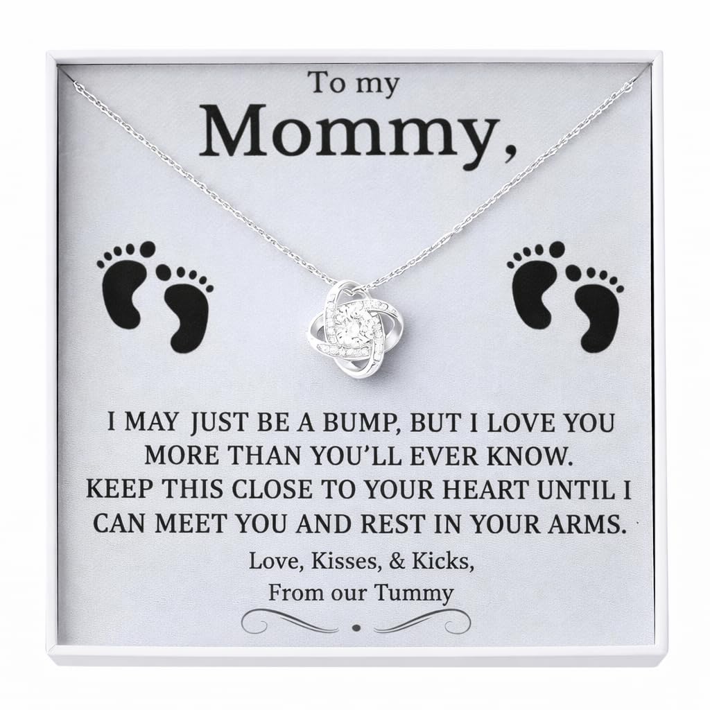 Unique Gift for Mom to be - Gift For Pregnant Woman - Pure Silver Pendant Gift Set-image-15