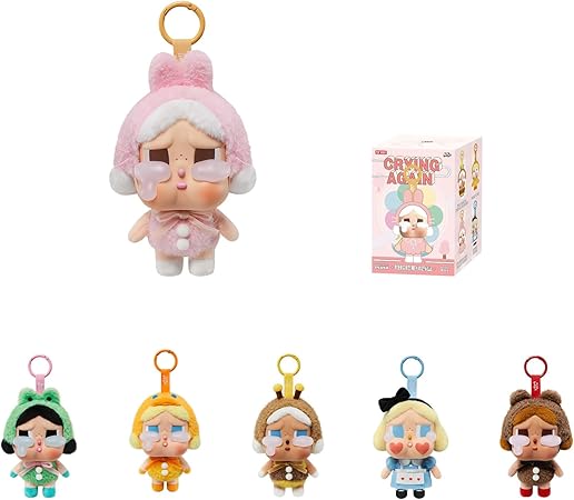 POP MART Crybaby Tears Factory Series - Vinyl Face Plush Blind Box, Random Design Action Figures Collectible Toys Home Decorations, Holiday Birthday Gifts, Single Box