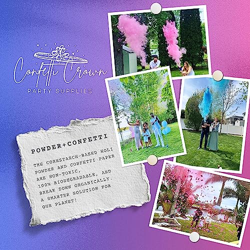 Confetti Crown Party Supplies P4 Confetti Crown Baby Gender Reveal Confetti Powder Cannon thumb #5