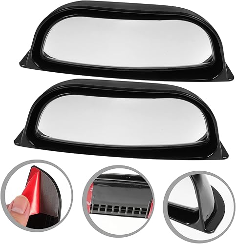Miniatura 3 de Homoyoyo 1 juego de 2 piezas de espejo de punto ciego para asiento de coche, retrovisor, espejo de punto ciego, ángulo ciego, espejo auxiliar de