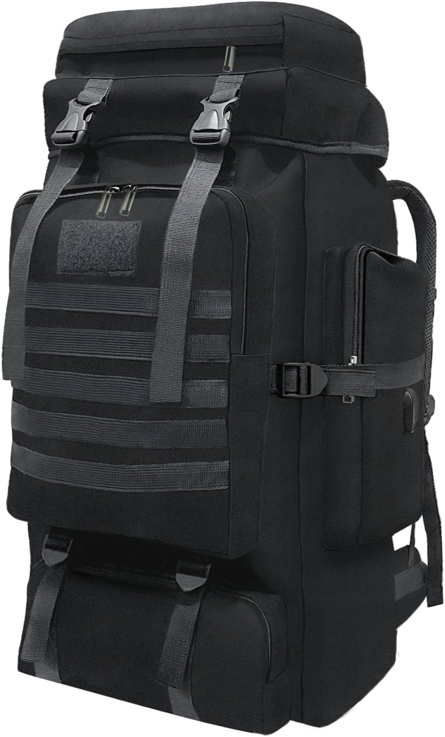 80L 100 liters Camping Hiking Backpack for Men, Extra Large Survival Hunting Backpack, Waterproof Big Molle Military Tactical Rucksack, Oversized Outdoor Sport Travel Daypack