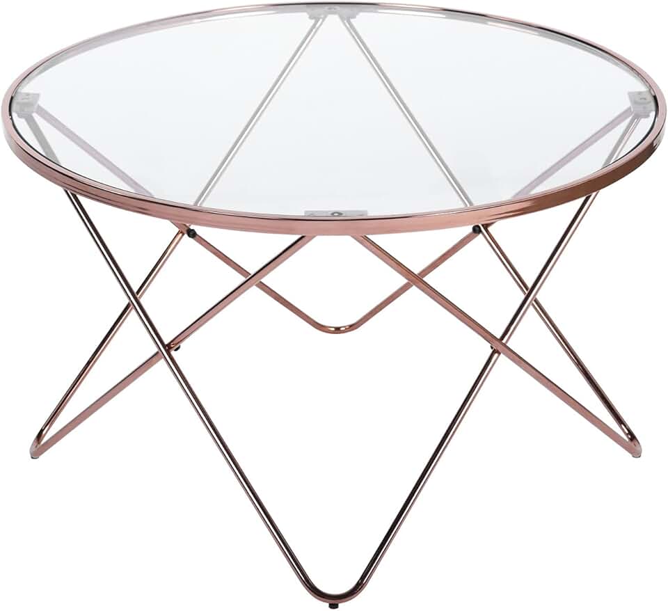 Amazon.fr table basse ronde Or