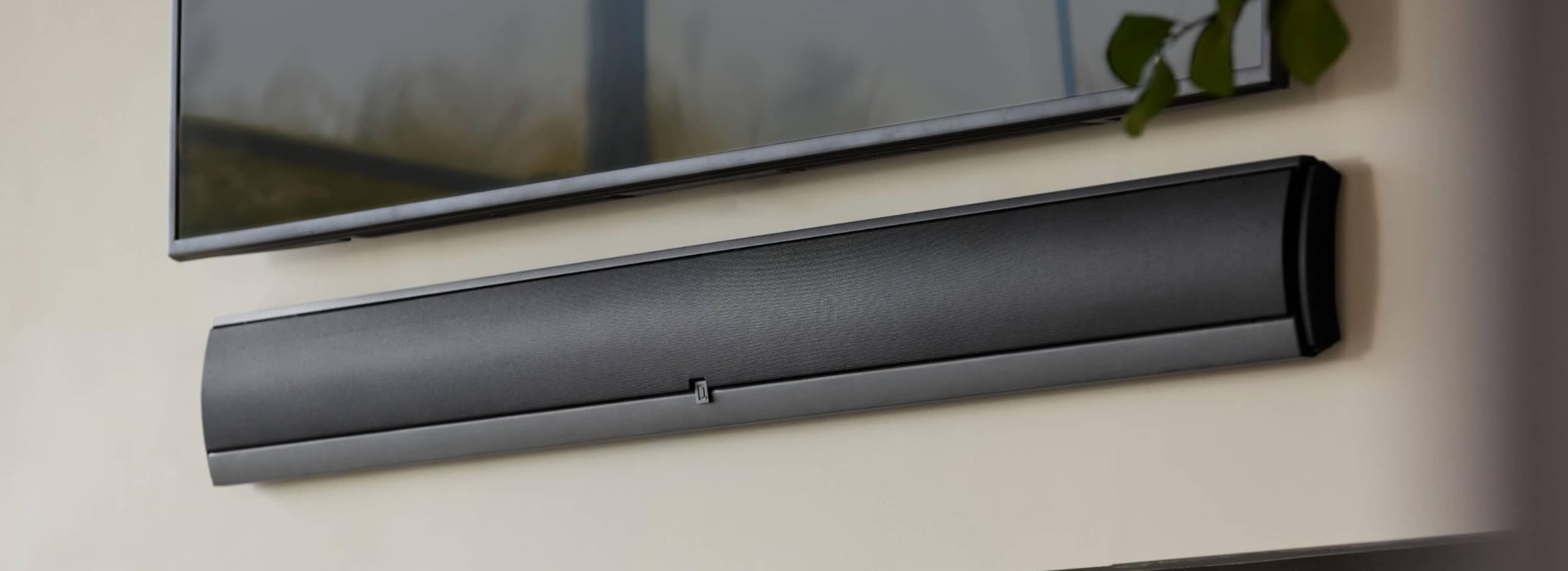 Definitive Technology Mythos 3C-65 Ultra-Slim, on-Wall, high-Performance, Adjustable-Width, Three-Channel Passive Sound bar for 65”-Class TVs