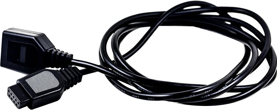 whiteeeen 9 Pin Extension Cord Cable for Sega Genesis MD Mega Drive Controlle Extension Sega Genesis 1/2/3 Controller About 5.9FT (1pcs)