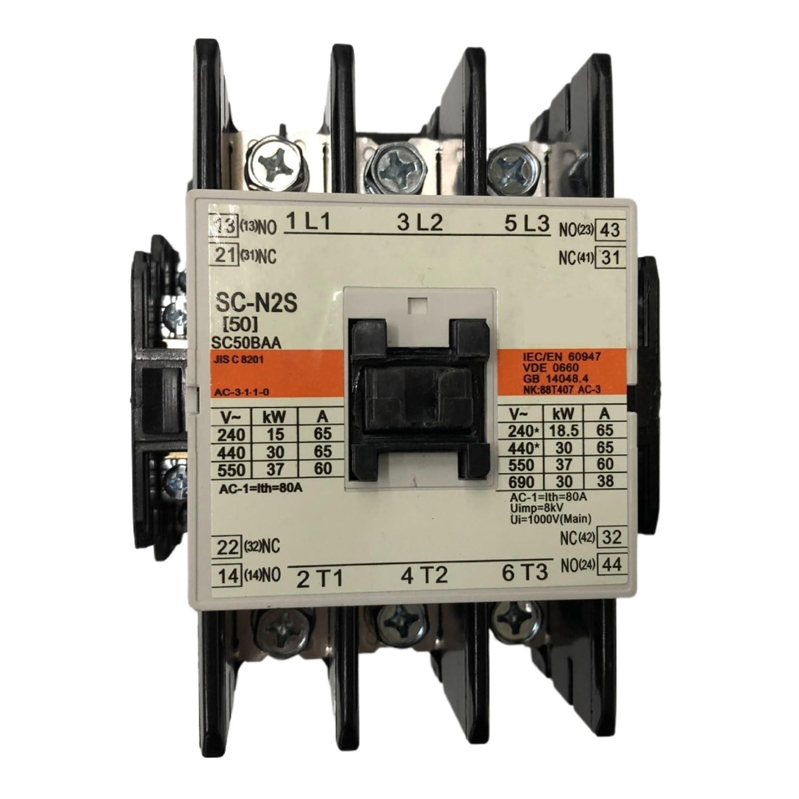 FPJQOBJC SC-N2S AC110V 50/60Hz Three-level AC Contactor