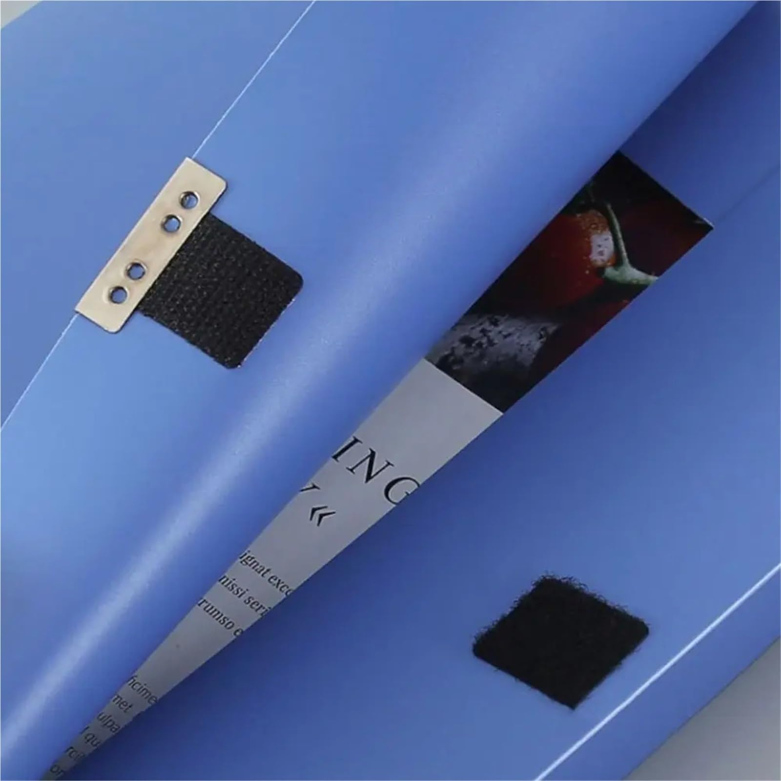 Bolsa de archivos engrosada, caja, almacenamiento papel prueba información, extracción A4, 2 uds Para Oficina
