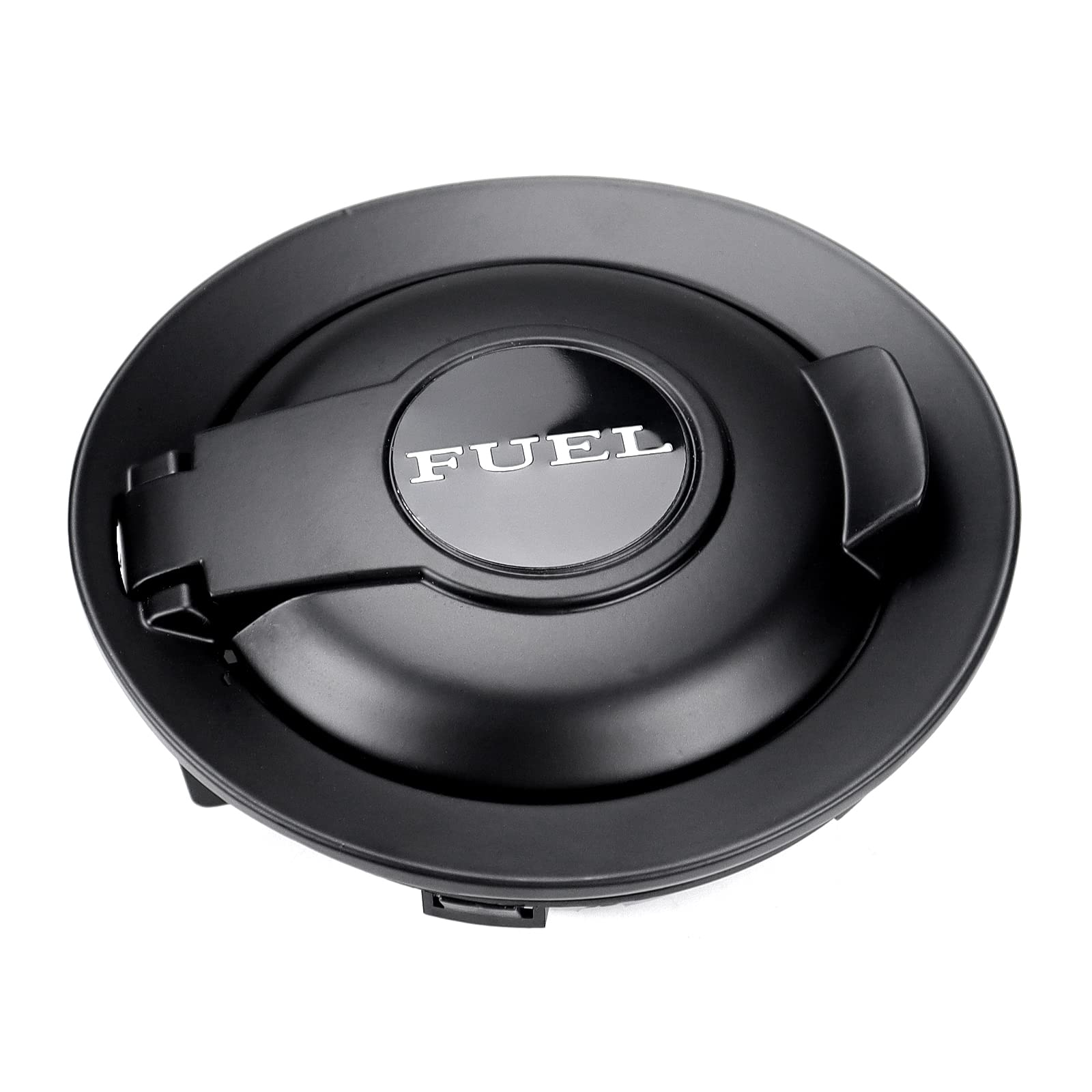 USTAR Black Fuel Filler Housing Gas Tank Door Cover Fit for Dodge Challenger 2008 2009 2010 2011 2012 2013 2014 2015 2016 2017 2018 2019 ABS Aluminum Alloy Mateiral 68250120AA