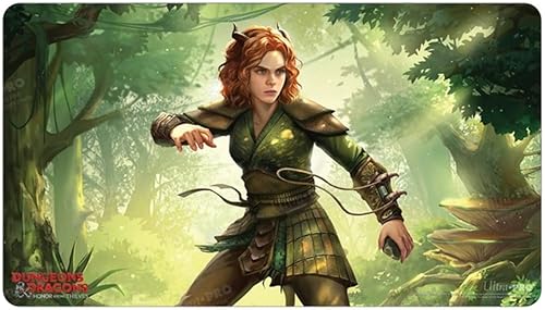 Ultra PRO - Alfombra de juego Dungeons & Dragons Honor Among Thieves Ft. Sophia Lillis - Protege tus tarjetas coleccionables durante el juego de