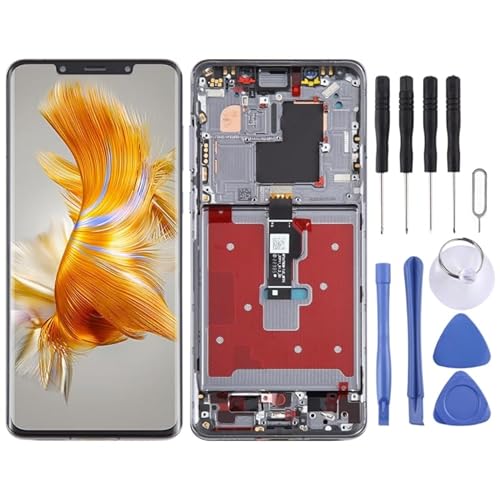 MPXPOTTHW Cell Phone Replacement for Huawei Mate 50 Pro LCD Screen Digitizer Full Assembly with Frame Spare Parts