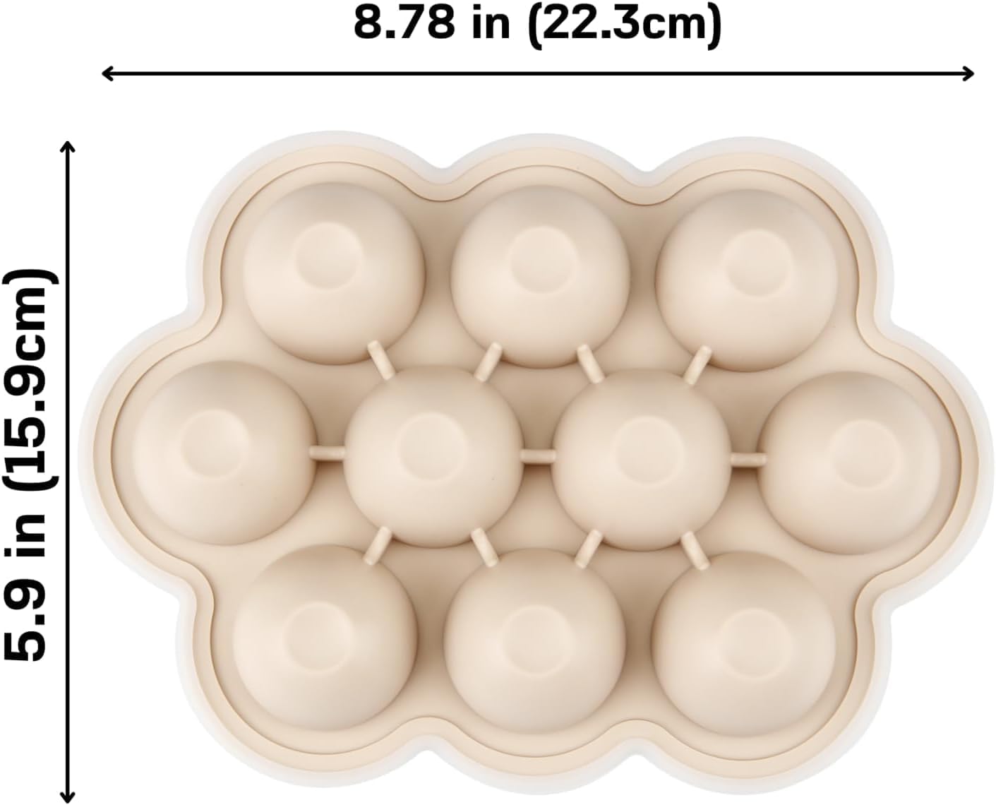 PandaEar Confezione da 3 contenitori per alimenti per bambini in silicone con coperchio blu/verde/carne