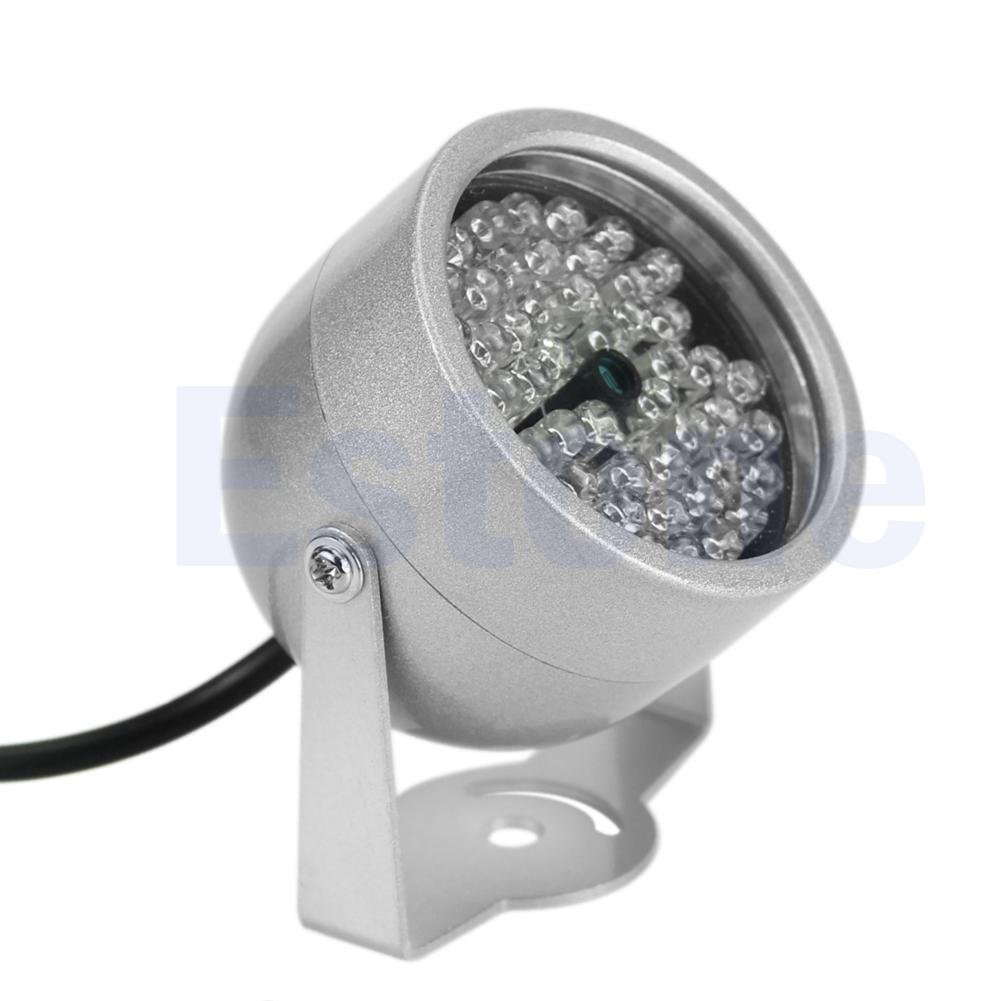 LIYUDL 48-LED Ir Infrared Night Vision Illuminator, Security Camera IR Infrared Night Vision Lamp