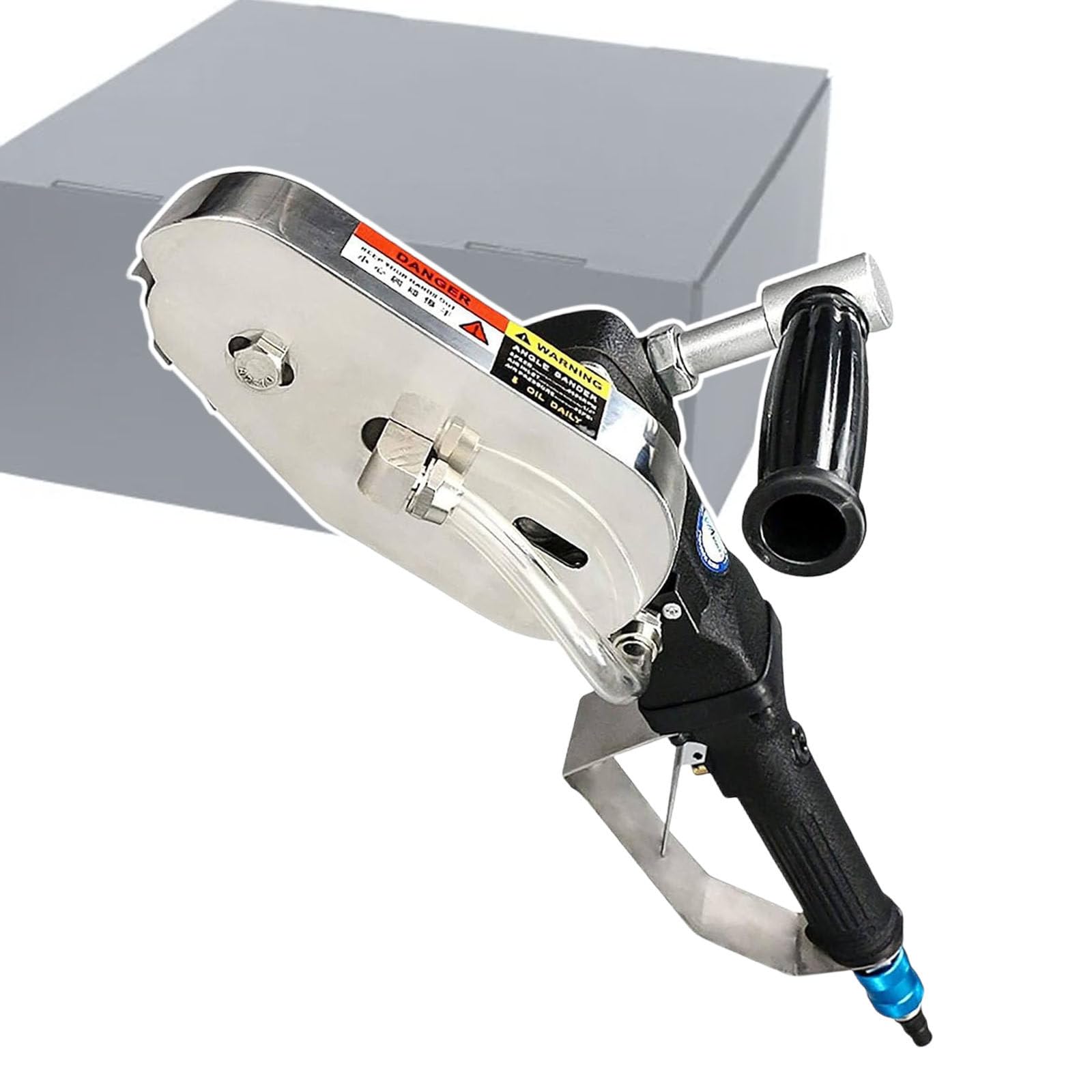 JKJZSALJ Pneumatic Paper Edge Cutting Tool Machine,Handheld Carton Box Waste Stripper 2500 Rpm,For Smashing Cardboard & Corrugated Paper,Lteeth