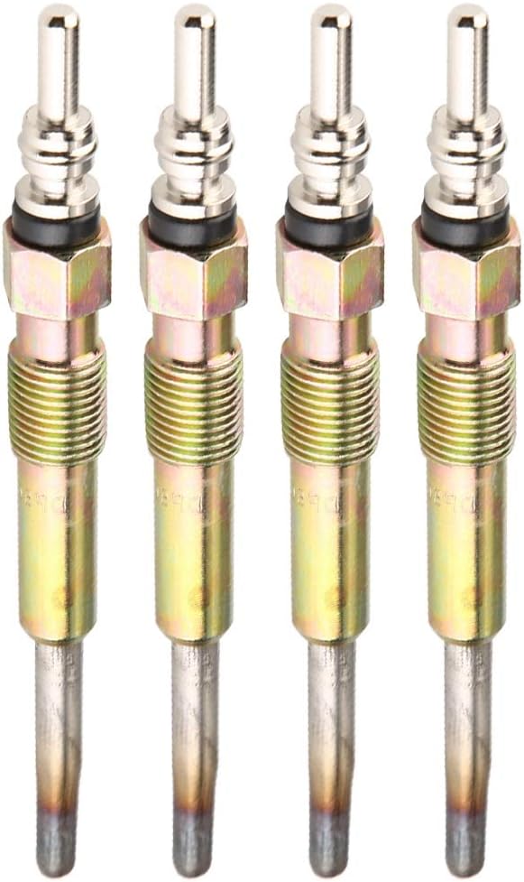 Jeu De 4 Bougies De Préchauffage Diesel PARTSLINE KC00056 - Compatible Renault, Honda, Volvo Et Autres