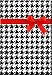 Black and White Houndstooth Gift Wrap Wrapping Paper-18ft Roll w. 20Gift Tags