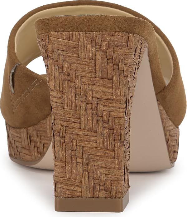 Jessica Simpson Elyzza Mule Platform Sandal, Tuscan Tan, 9.5 by Jessica Simpson - Used condition - Image 4